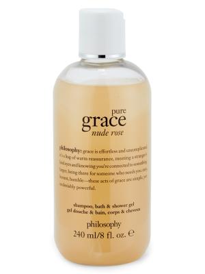 Philosophy Pure Grace Nude Rose Shampoo Bath Shower Gel On SALE