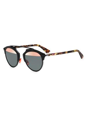Dior So Real Modified Aviator Sunglasses D-17 Dior So Real Sunglasses Black Gold ○ Labellov ○ Buy and  main image 2