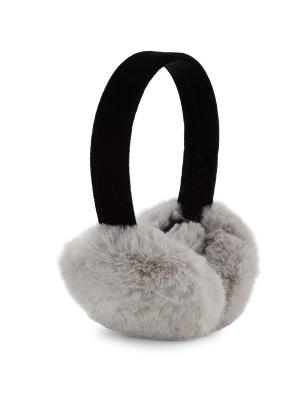 Surell Faux Beaver Fur Earmuffs on SALE | Saks OFF 5TH display picture 3