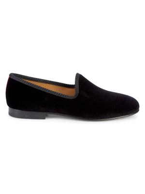 Del Toro Cobalt Velvet Slippers Del Toro Cobalt Velvet Slippers main image 3