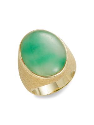 Sophie Jane Sophie Jane Vintage Estate Jewelry 18K Yellow Gold & Jade