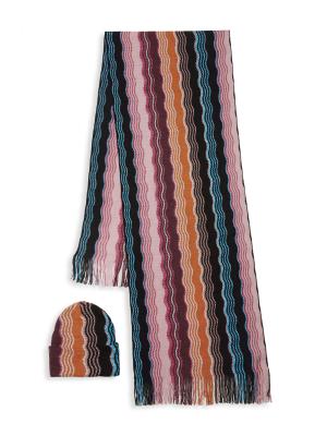 Missoni Wavy Lines Hat & Scarf Gift Set on SALE | Saks OFF 5TH