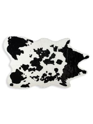 Luxe Faux Fur Large Faux Cowhide Rug on SALE | Saks OFF 5TH