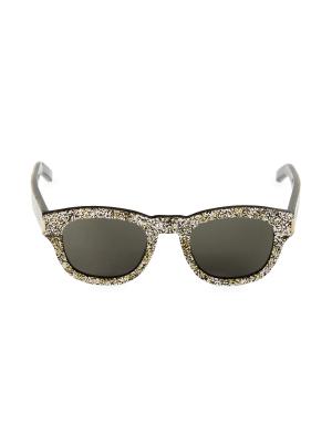Saint Laurent 49MM Glitter Square Sunglasses on SALE | Saks  display picture 3