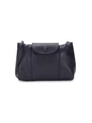 Longchamp Le Pliage Cuir Mini Leather Crossbody Bag on SALE | Saks