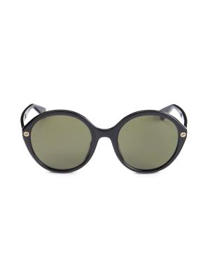 Gucci 55mm Round Sunglasses GUCCI GG0794SK-001 Women main image 2