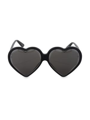 Gucci 62MM Heart Sunglasses on SALE | Saks OFF 5TH