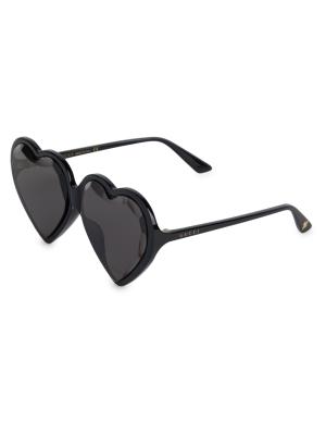 Gucci 62MM Heart Sunglasses on SALE | Saks OFF 5TH display picture 1