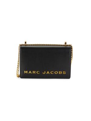 Marc Jacobs Mini Double Take Leather Logo Crossbody Bag on SALE