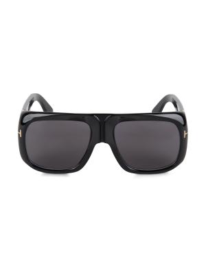 TOM FORD 60MM Gino Injected Square Sunglasses on SALE | Saks  display picture 1