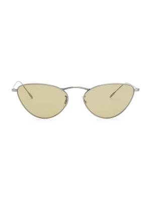 Oliver Peoples Lelaina Sunglasses Oliver Peoples Lelaina OV1239S 5284/53 New Antique Gold  main image 3