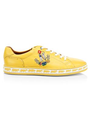 Animals Anistern Leather Low-Top Sneakers