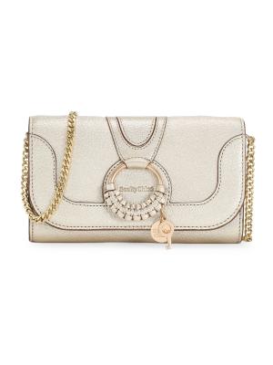 See by Chloé Hana Leather Wallet On Chain on SALE | Saks OFF 5TH