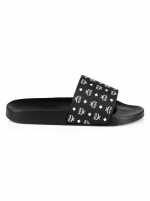 MCM Logo Pool Slides on SALE | Saks OFF 5TH display picture 3