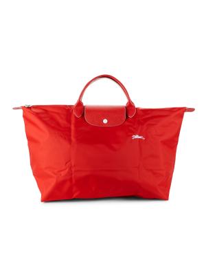 Longchamp Le Pliage Club Leather-Trim Travel Bag on SALE | Saks