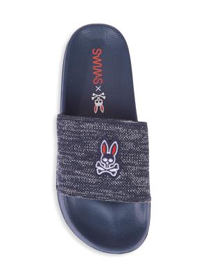 Swims Swims x Psycho Bunny Pool Slides on SALE | Saks OFF 5TH display picture 1