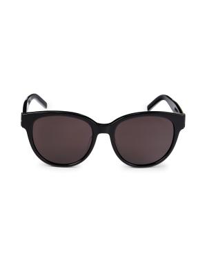 Saint Laurent 55MM Round Sunglasses on SALE | Saks OFF 5TH display picture 1