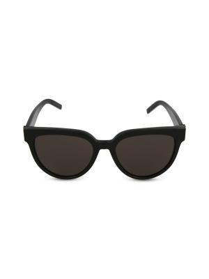 SAINT LAURENT SL510 001 54mm Cat Eye Sunglasses in Black Saint Laurent SL 510 001 | Alensa main image 3