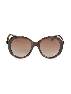 Gucci 55MM Oval Sunglasses on SALE | Saks OFF 5TH