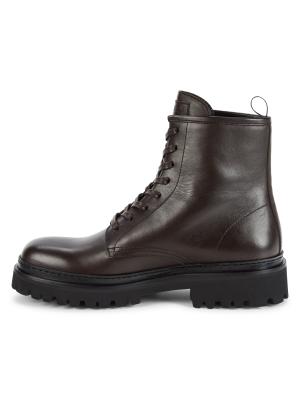Roberto Cavalli Leather Hiker Boots on SALE | Saks OFF 5TH