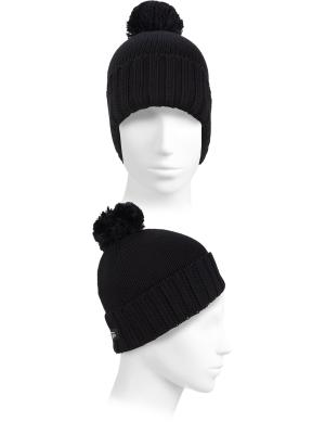 Brand New UGG Black Knit Pom-Pom Beanie Winter Hat Preppy Classic UGG Chunky Rib Knit Pom Beanie for Women | UGG® main image 4