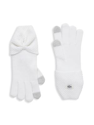 ​Bow Wool Blend Tech Gloves