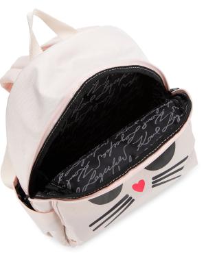 Karl Lagerfeld Paris Cat-Logo Textile Backpack on SALE  display picture 2