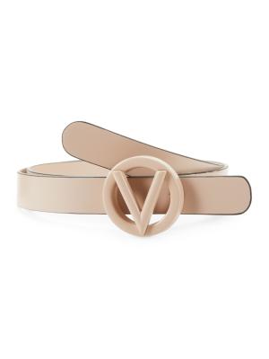 Valentino by Mario Valentino Baby Giusy V-Logo Leather Belt  display picture 1