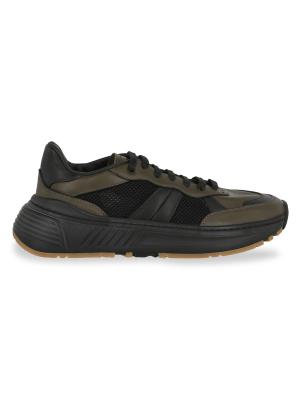 NIB $750 Bottega Veneta Men\'s Speedster Calf Leather Kaki Sneakers 7 US 608761 NIB $750 Bottega Veneta Men main image 3
