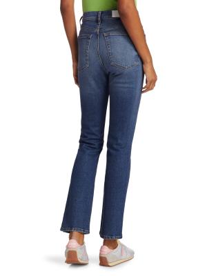 80s High-Rise Slim Straight Jeans
