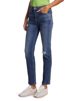 80s High-Rise Slim Straight Jeans