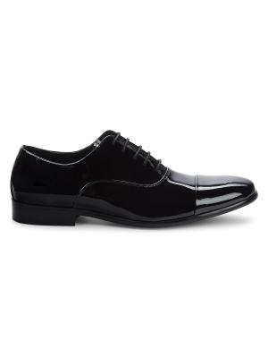 Saks Fifth Avenue Made in Italy Leather Oxford Shoes Saks Fifth Avenue COLLECTION Leather Oxfords | Saks Fifth Avenue main image 2