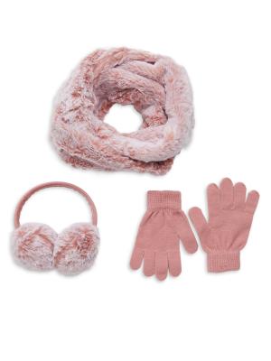 COPY - Real fur scarf and earmuff set Faux Rex Earmuffs and Headband/Scarf Set – Surell Accessories main image 4