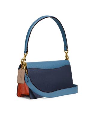 COACH Tabby Colorblock Leather Shoulder Bag on SALE | Saks OFF 5TH
