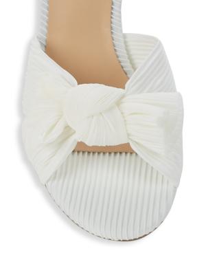 60MM Sammy Pleated Kitten Heel Sandals