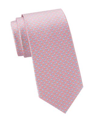 Salvatore Ferragamo Print Silk Tie on SALE | Saks OFF 5TH
