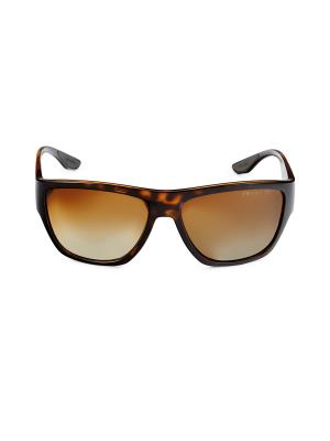 Prada Amber Gradient Square Frame Sunglasses Amazon.com: Prada 0PR67XS Beige/White/Light Brown Gradient  main image 3