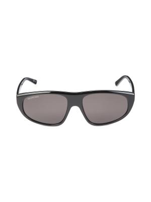 Balenciaga Sunglasses 60mm - Dove Gray Frame, Gray Gradient Lens, Made in Italy Balenciaga® BB0260S Rectangular Sunglasses - EuroOptica main image 4