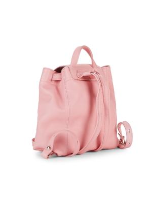 Extra Small Le Pliage Leather Backpack from LONGCHAMP Pliage leather backpack Longchamp Pink in Leather - 39429883 main image 3