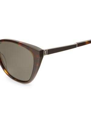 NWT Saint Laurent 56MM Cat Eye Sunglasses (JB1312) Saint Laurent Monogram Acetate 56MM Cat-Eye Sunglasses  main image 3