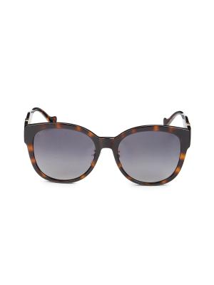 New Gucci Oval 56mm Women\'s Sunglasses Mini Running Oval Sunglasses | GUCCI – Marissa Collections main image 4
