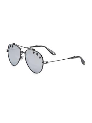 Givenchy Stars 58MM Reflective Aviator Sunglasses on SALE  display picture 1