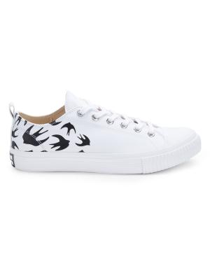 McQ Alexander McQueen Swallow Pattern Sneakers on SALE 