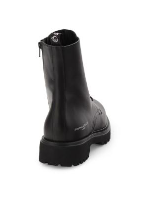 John Galliano Leather Combat Boots on SALE | Saks OFF 5TH
