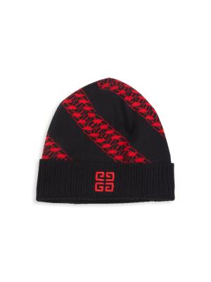 GIVENCHY
Wool Patterned Beanie w/ Tags Givenchy Jacquard Wool Beanie Women main image 2