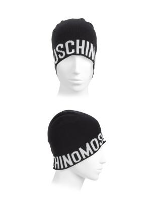 Moschino Logo Beanie on SALE | Saks OFF 5TH display picture 2