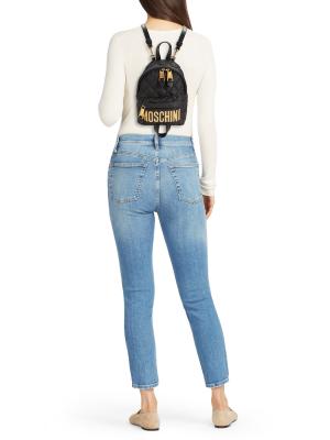 Moschino Quilted Mini Backpack on SALE | Saks OFF 5TH display picture 1