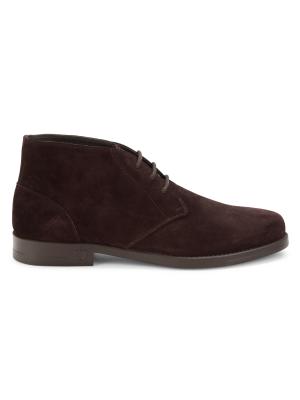 FERRAGAMO Leather & Suede Chukka Boots on SALE | Saks OFF 5TH