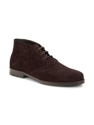 FERRAGAMO Leather & Suede Chukka Boots on SALE | Saks OFF 5TH display picture 3