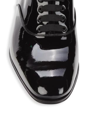 Salvatore Ferragamo Patent Leather Dress Shoes on SALE  display picture 1